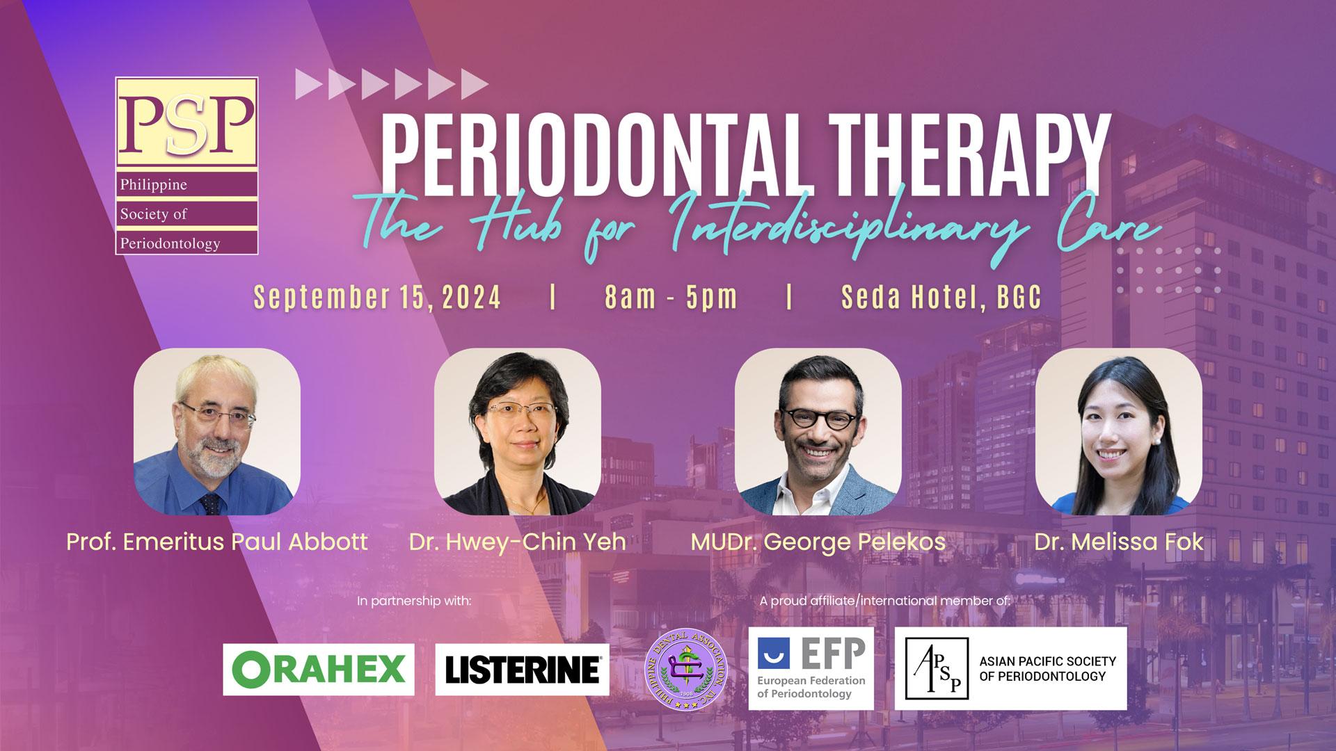 Periodontal Therapy – The Hub for Interdisciplinary Care